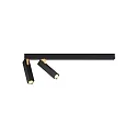 LED Deckenleuchte MICK 2.0, 2-flammig, 45cm, 2x7W 2700K, CRi >90, dimmbar, schwarz-gold