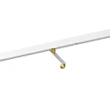 LED Schienenstrahler MICK ON TRACK 1.0 für STREX SYSTEM 48V, 9.5W 3000K, CRi >90, weiß-gold