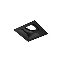 LED Deckeneinbauleuchte PLANO PETIT 1.0, IP20, 1-flammig, 350mA, CRi >90, kardanisch, Clipfedern, 3000K 15°, mattschwarz