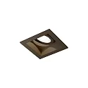 LED Deckeneinbauleuchte PLANO PETIT 1.0, IP20, 1-flammig, 350mA, CRi >90, kardanisch, Clipfedern, 3000K 56°, bronze