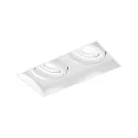 LED Einbaustrahler STRANGE PETIT TRIMLESS 2.0, IP20, 350mA, CRi >90, kardanisch, Clipfedern, 12W 3000K 15°, mattweiß