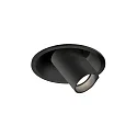 LED Einbaustrahler BLIEK PETIT CEILING REC 1.0 LED, 1-flammig, 2000-3000K B 6W 350mA 16V CRI90, dreh-/schwenkbar, schwarz matt