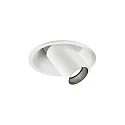 LED Einbaustrahler BLIEK PETIT CEILING REC 1.0 LED, 1-flammig, 3000K W 6W 350mA 17V CRI90, dreh-/schwenkbar, weiß matt
