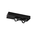 LED Strahler BLIEK PETIT CEILING SURF 2.0 LED, 2-flammig, 2700K B 2x8W 220-240VAC DIM CRI90, dreh-/schwenkbar, schwarz matt