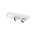 LED Strahler BLIEK PETIT CEILING SURF 2.0 LED, 2-flammig, 2700K W 2x8W 220-240VAC DIM CRI90, dreh-/schwenkbar, weiß matt