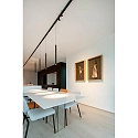 LED Track spot CENO ON TRACK 1.0 for STREX SYSTEM 48V, 3000K, not dimmable, black gold