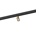 track spot CENO ON STREX 1.0 with adapter IP20, champagner, black matt dimmable