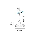 Wever & Ducré LED 3-Phasen Pendelleuchte ROOMOR OFFICE ON TRACK 1.0, 35W, IP20, mikroprismatisch, 3000K, 3660lm, weiß