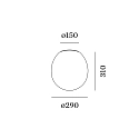 Wever & Ducré Ceiling luminaire DRO 3.0, Ø 29cm, E27, A60 max. 12W, aluminum / glass, white