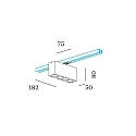 Wever & Ducré 1-phase spot PIRRO SPOT ON TRACK 4.0 4 flames, incl. 1-phase adapter IP20, black matt dimmable
