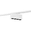 1-phase spot PIRRO SPOT ON TRACK 4.0 4 flames, incl. 1-phase adapter IP20, black matt, white matt dimmable