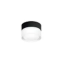 LED Deckenleuchte MIRBI SURFACE 1.0, rund, IP44, 7W 3000K 640lm, CRi >90, dimmbar, klar + opal, Basis weiß
