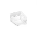 LED Wand-/Deckenleuchte MIRBI 2.0, eckig, IP44, 7W 3000K, CRi >90, dimmbar, klar + opal / weiß