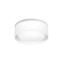LED Halbeinbau-Strahler MIRBI IP44 1.0, rund, 230V, 7.2W 3000K 640lm, CRi >90, dimmbar, Blattfedern, PMMA klar + opal