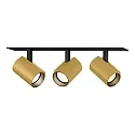 LED Einbaustrahler CENO 3.0, 3-flammig, 2700K, CRi >90, dreh/schwenkbar, dimmbar, schwarz-gold
