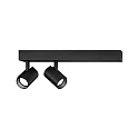 LED Aufbaustrahler CENO 2.0, 2-flammig, 2700K, CRi >90, dreh/schwenkbar, dimmbar, schwarz