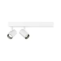 LED Aufbaustrahler CENO 2.0, 2-flammig, 3000K, CRi >90, dreh/schwenkbar, dimmbar, weiß