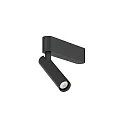 LED Strahler MATCH CEILING SURF 1.0 LED, 1-flammig, 3000K B 9W 220-240VAC DIM CRI90, dreh-/schwenkbar, schwarz matt
