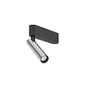 LED Strahler MATCH CEILING SURF 1.0 LED, 1-flammig, 3000K BL 9W 220-240VAC DIM CRI90, dreh-/schwenkbar, schwarz matt, alu