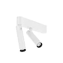 LED Strahler MATCH CEILING SURF 2.0 LED, 2-flammig, 2700K W 2x9W 220-240VAC DIM CRI90, dreh-/schwenkbar, weiß matt