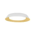 LED Wand-/Deckenleuchte TOWNA 2.0, IP44, Ø 37.1cm, 3000K, dimmbar, weiß-gold