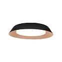 LED Wand-/Deckenleuchte TOWNA 2.0, IP44, Ø 37.1cm, 3000K, dimmbar, schwarz-kupfer