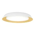 LED Wall /Ceiling luminaire TOWNA 2.0, IP44, Ø 46.1cm, 3000K, dimmable, white gold