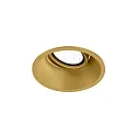 LED Deckeneinbauleuchte DEEP ADJUST 1.0, IP20, 17V, CRi >90, dimmbar, kardanisch, Blattfedern, 3000K 15°, gold