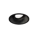 LED Recessed spot DEEP ADJUST 1.0, IP20, 350/500mA, 7/10W 3000K, CRi >90, with standard springs, black