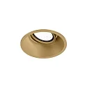 LED Deckeneinbauleuchte DEEP ADJUST 1.0, IP20, 17V, CRi >90, dimmbar, kardanisch, Blattfedern, 3000K 56°, champagner