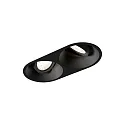 LED Recessed spot DEEP 2.0, IP20, 2 flames, 350/500mA, 2x 7/10W 4000K, CRi >90, black
