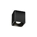 LED Deckenleuchte DOCUS CEILING SURFACE 1.0, IP20, 1-flammig, 8W 3000K, CRi >90, dimmbar, schwarz matt