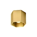 LED Deckenleuchte HEXO CEILING SURFACE 1.0, IP20, 1-flammig, 8W 3000K, DALI dimmbar, gold