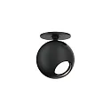 LED Halbeinbau-Strahler LECA 1.0, IP20, Ø 3.2cm, 350mA, 6W 2700K 585lm 31°, CRi >90, kardanisch, Clipfedern, mattschwarz