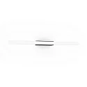 LED Wandleuchte LARRA OPAL 2.0, S14d, 8W, IP20, 2700K, 700lm, schwarz