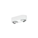 LED Aufbaustrahler QITO CEILING TRIMLESS 2.0 , IP20, 2-flammig, 230V AC, 15W 2700K 840lm 31°, CRi>90, kardanisch, mattweiß
