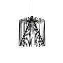 Shade WIRO 3.8 CAGE, lacquered steel, without suspension + lamp, black