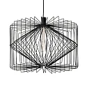 pendant luminaire WIRO 6.5 WIRO CEILING SUSP E27 IP20, black 