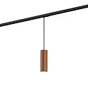1-Phasen Pendelleuchte RAY on track 2.0 - PAR16, 20cm / 250cm, zylindrisch, GU10 max. 12W, inkl. Adapter, kupfer