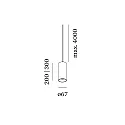 Wever & Ducré LED Pendelleuchte RAY MULTI 3.0, 6W 1800-2850K, CRi >95, dim-to-warm, gold