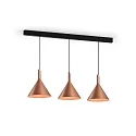 Wever & Ducré Design Pendant luminaire SHIEK 3.0, Ø 25.2cm, E27 max. 20W, dimmable, copper