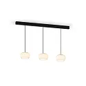 Wever & Ducré LED Design-Pendelleuchte WETRO 1.0, Ø 15cm, 1-flammig, 11W 1850-2800K, CRi >90, dim-to-warm, Glas, taupe