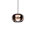 pendant luminaire WETRO 2.0 1 flame Dim-To-Warm IP20, copper dimmable