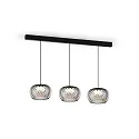 pendant luminaire WETRO 2.0 without canopy, Dim-To-Warm, with open cable IP20, smoky colour dimmable