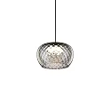 pendant luminaire WETRO 2.0 1 flame Dim-To-Warm IP20, smoky colour dimmable