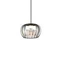 pendant luminaire WETRO 2.0 1 flame Dim-To-Warm IP20, smoky colour dimmable