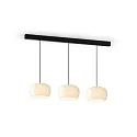 Wever & Ducré pendant luminaire WETRO 2.0 without canopy, Dim-To-Warm, with open cable IP20, taupe dimmable