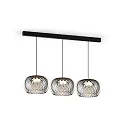 Wever & Ducré pendant luminaire WETRO 3.0 1 flame, Dim-To-Warm IP20, smoky colour dimmable