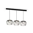 Wever & Ducré pendant luminaire WETRO 3.0 1 flame, Dim-To-Warm IP20, smoky colour dimmable