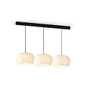 Wever & Ducré LED Design-Pendelleuchte WETRO 3.0, Ø 30cm, 1-flammig, 11W 1850-2800K, CRi >90, dim-to-warm, Glas, taupe